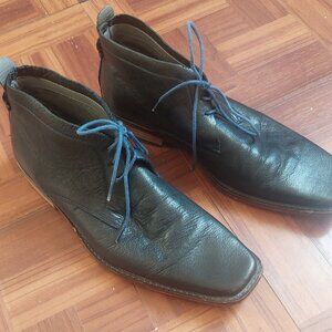 Ted Baker Men’s Black Leather Chukka Boots – Size 9